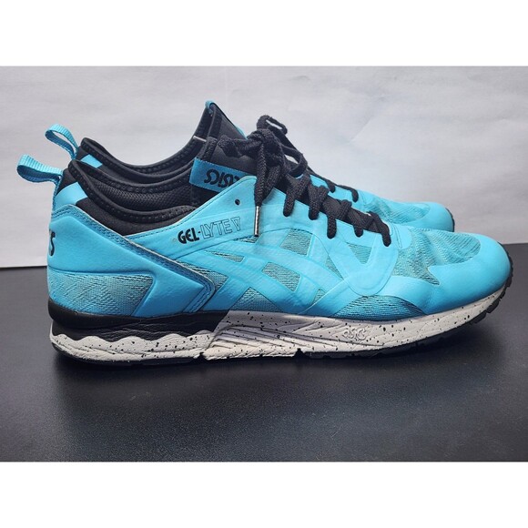 Asics Tiger Gel-Lyte Aquarium Blue Men's Sneakers F460147 US Size 10.5 UK 10 - Picture 3 of 15